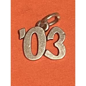 James Avery Retired Sterling Silver ‘03 Year Charm